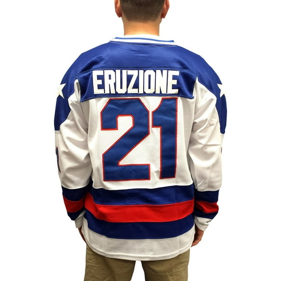 Mike Eruzione #21 Team USA White Hockey Jersey - Mens 3XL