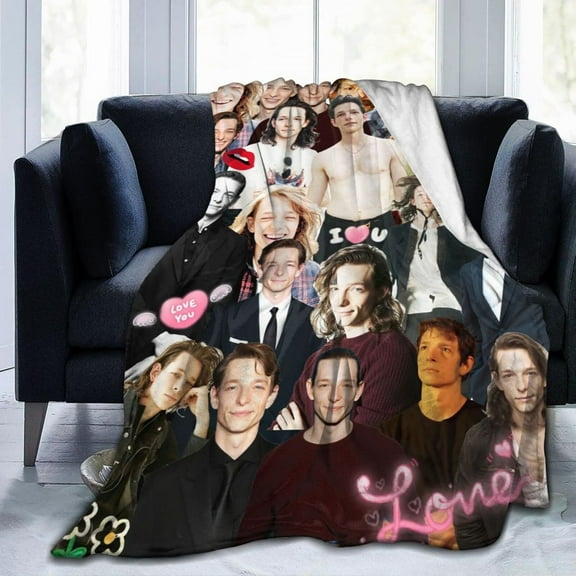 Mike Faist Blanket Soft and Warm Lightweight Fluffy Throws Blankets Rug Carpet Gift for Beach Yoga Bedroom Living Room Decoration Sofa Camping Trip Dorm Decor All Season