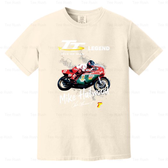 Mike Hailwood Motorcycle Racing Legend, Isle Of Man TT,, Comfort Color T-Shirt Unisex, up to 4XL