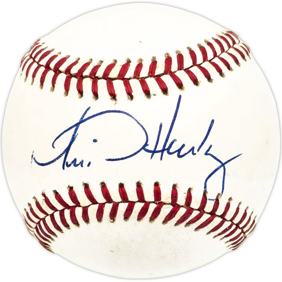 Mike Harkey Autographed Official NL Baseball Chicago Cubs SKU #229705