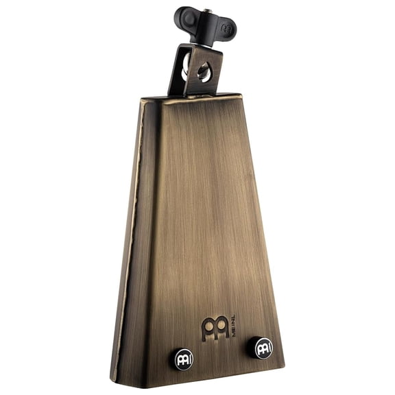 Mike Johnston Cowbell with Magnetic Mutes NOT MADE IN CHINA Vintage Steel Finish, 2-YEAR WARRANTY
