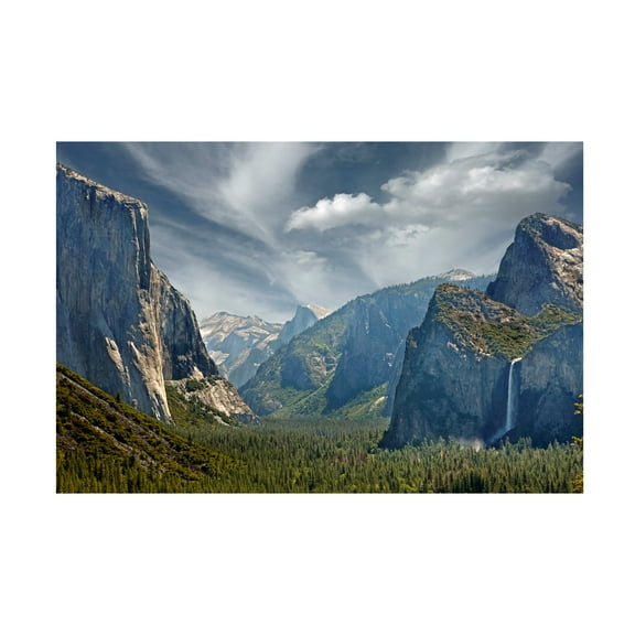 Trademark Fine Art Mike Jones Photo Tunnel View Canvas Wall Art - 22x32