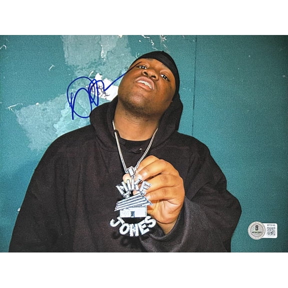 Mike Jones Signed Autograph 8x10 Beckett 4 Rapper