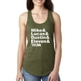 thumbnail image 1 of Mike & Lucas & Dustin & Eleven & Will Racerback Tank, 1 of 1