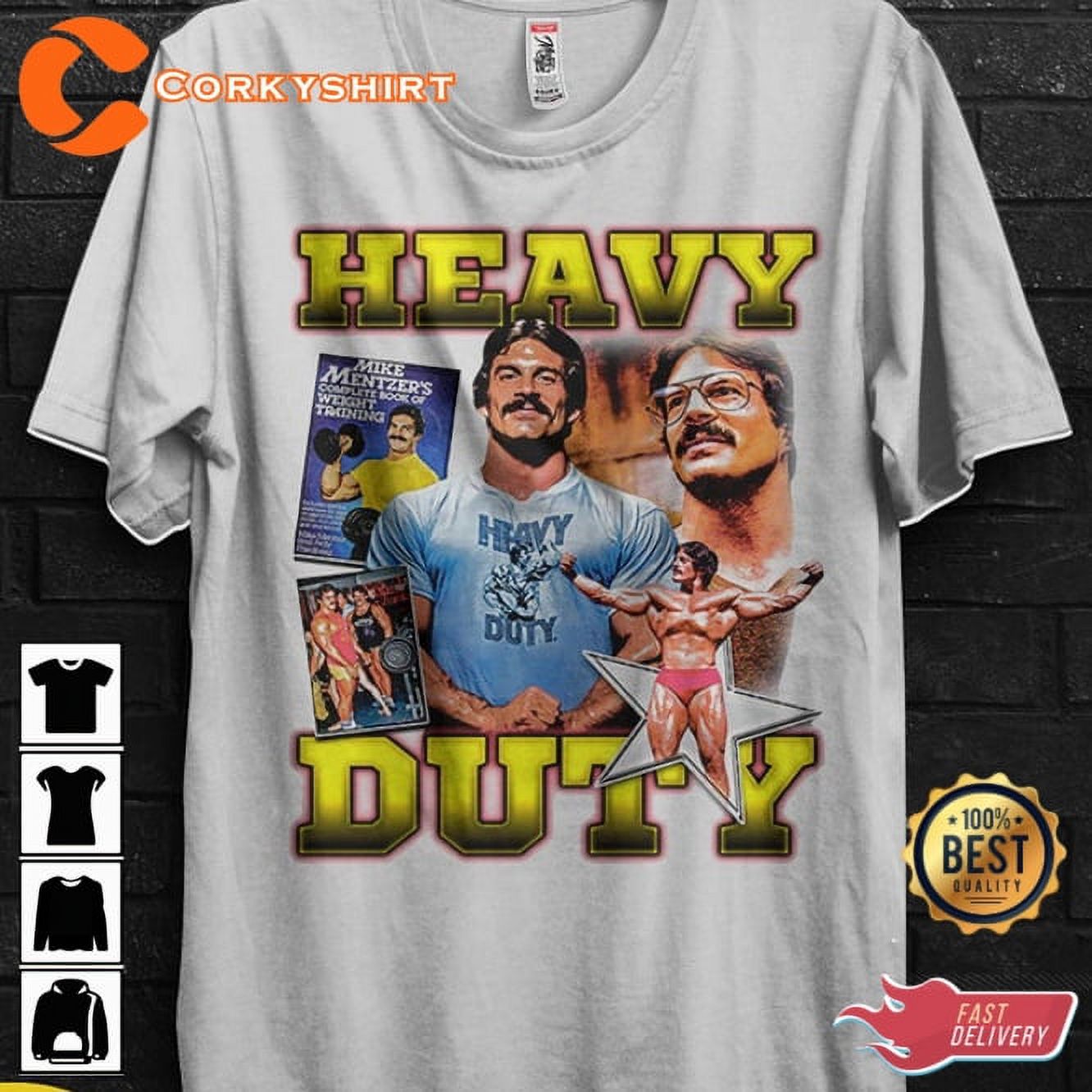 Mike Mentzer Bodybuilder Heavy Duty Gym Bro Unisex Tshirt