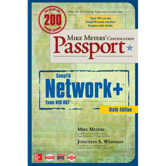 Pre-Owned Mike Meyers' Comptia Network+ Certification Passport, Sixth Edition (Exam N10-007) (Paperback) 1260121186 9781260121186