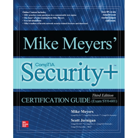 Pre-Owned Mike Meyers' CompTIA Security+ Certification Guide, Third Edition (Exam SY0-601) (Paperback) 1260473694 9781260473698