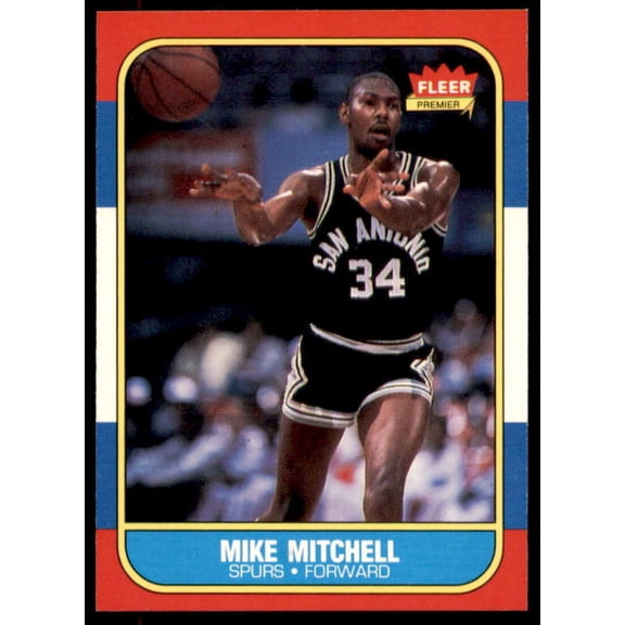 Mike Mitchell Card 1986-87 Fleer #74
