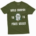 thumbnail image 1 of Mike Myers Halloween T-Shirt Mens Michael Myers Teeshirt Champion Power Walker Tee (3X-Large Military Green), 1 of 6