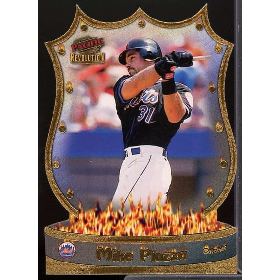Mike Piazza Card 1998 Revolution Major League Icons #8