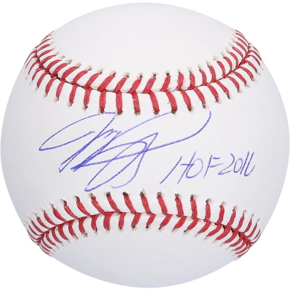 Mike Piazza New York Mets Autographed Baseball with "HOF 2016" Inscription