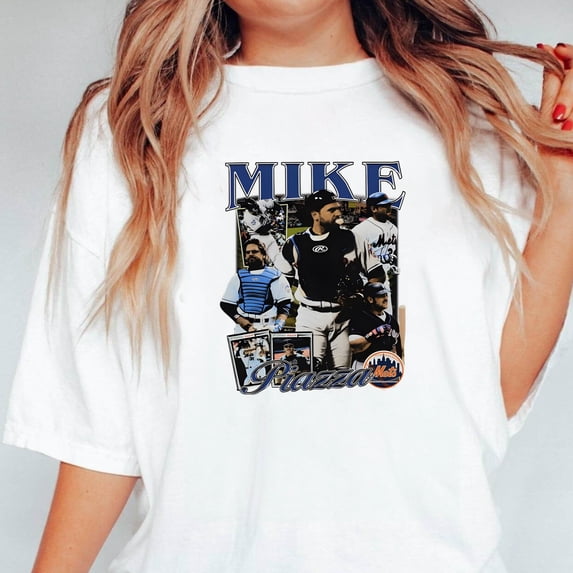 Mike Piazza The New York Baseball Catcher Hall of Fame Legend Unisex T-Shirt, up to 5XL