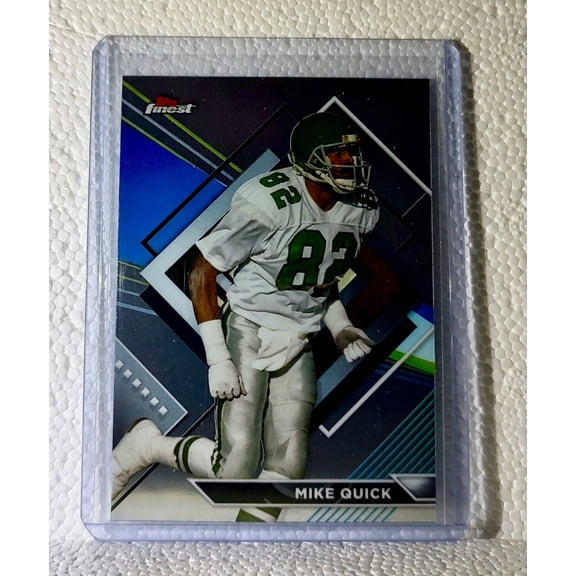 Mike Quick 2023 Topps Finest NFL #233 Football Card Philadelphia Eagles