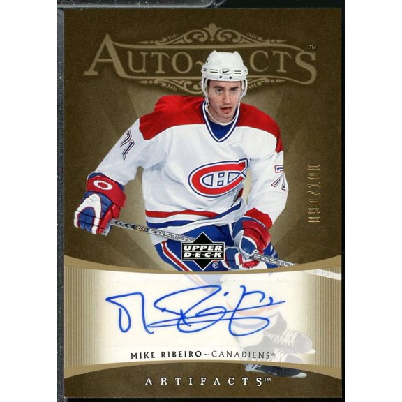 Mike Ribeiro Card 2005-06 Artifacts Autofacts Autograph /100 #AFMR
