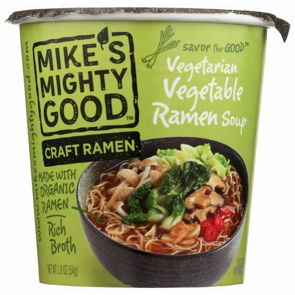 Mike'S Mighty Good Vegetarian Vegetable Ramen Soup, 1.9 Oz