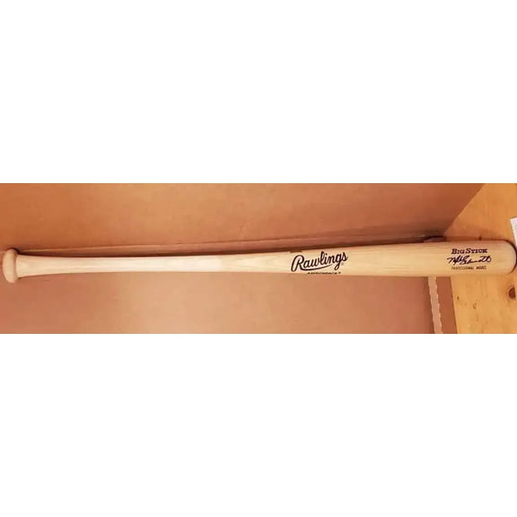 Mike Schmidt autographed Rawlings Adirondack game model bat JSA