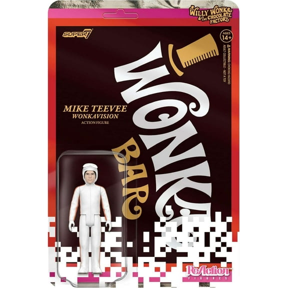 Mike Teevee Wonkavision Willy Wonka Super7 Reaction Figure