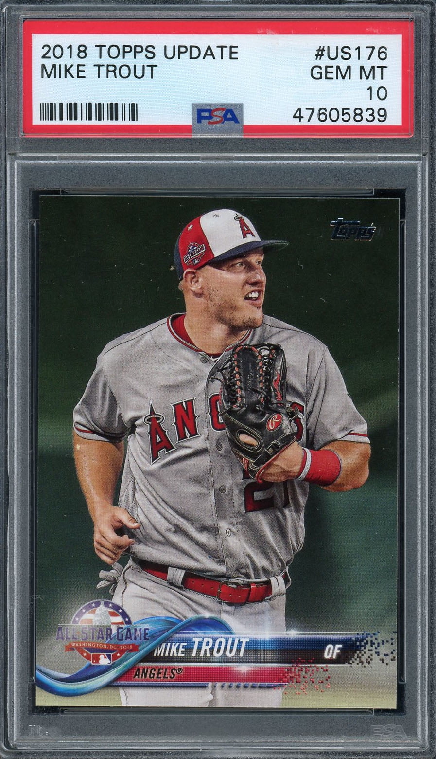 mike trout graded cards Mike Trout Signed Sports Illustrated Slabbed Los Angeles Angels – More Than  Sports main image 0