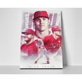 thumbnail image 1 of Mike Trout Swing Poster or Wrapped Canvas, 1 of 1