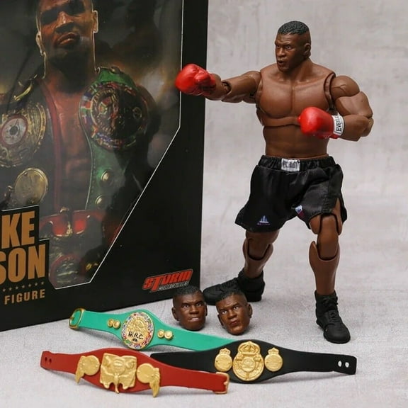 Mike Tyson Action Figure, Collectible, Plastic, 7 inches, Movable Joints, Ages 14+