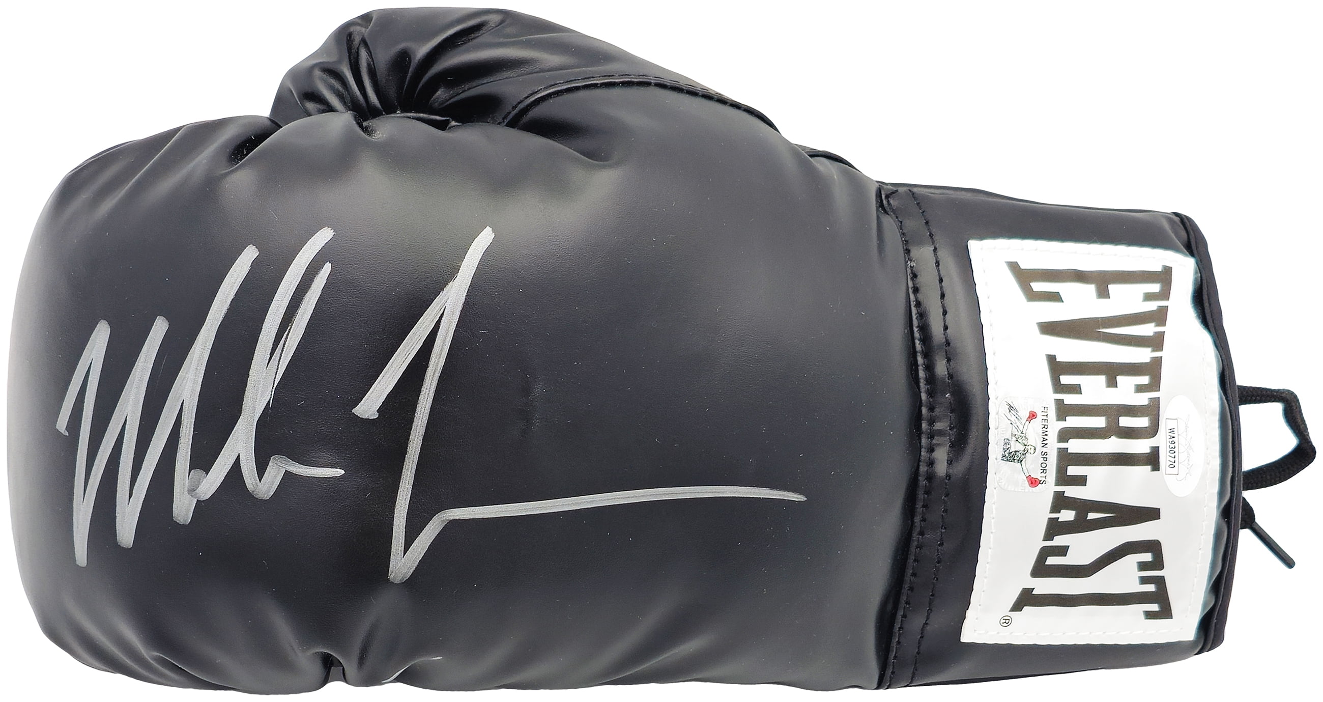 Mike Tyson Autographed Black Everlast Left Handed LH Boxing Glove Left Handed LH Boxing Glove JSA 228078