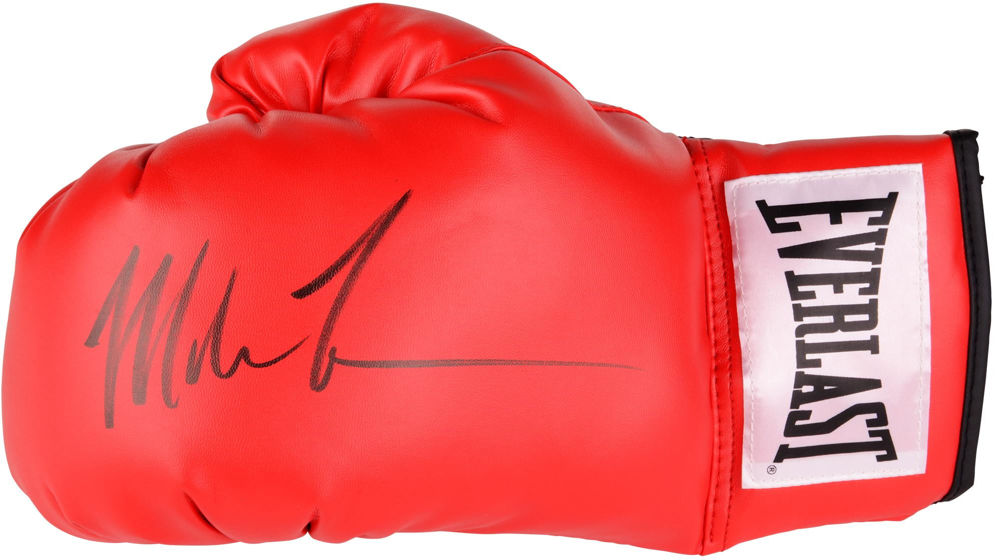Mike Tyson Autographed Red Everlast Boxing Glove - Fanatics Authentic Certified