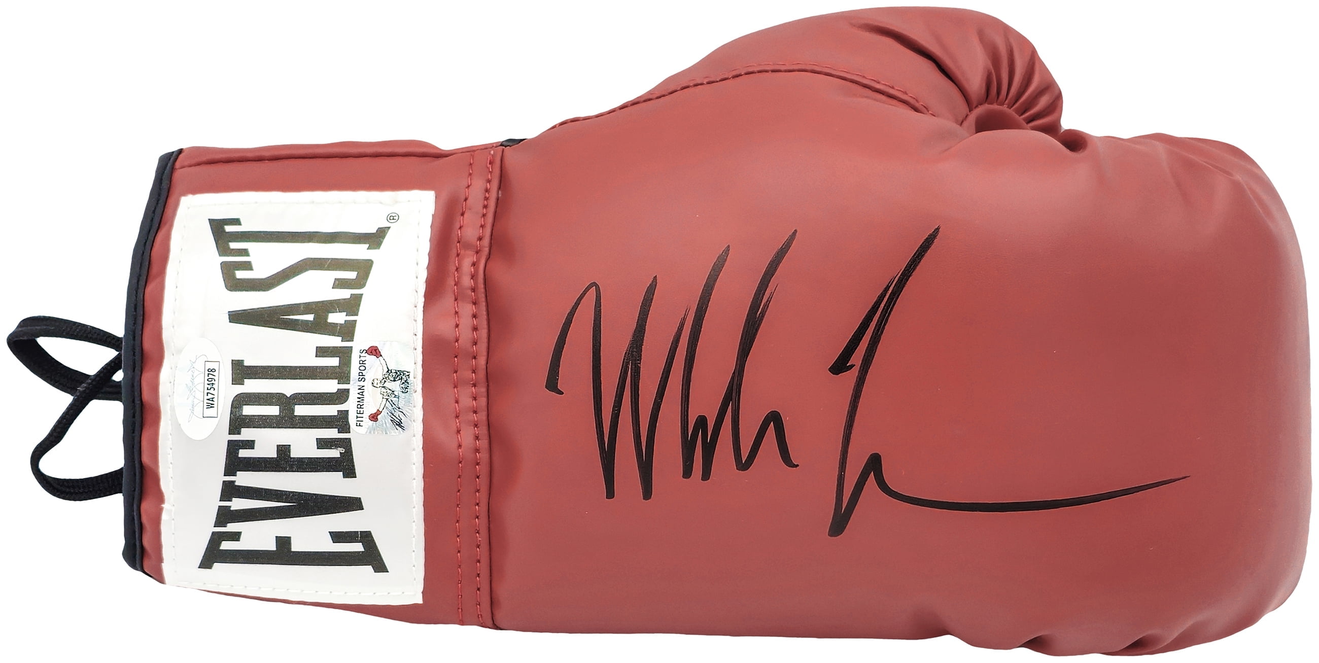 Mike Tyson Autographed Red Everlast Right Handed RH Boxing Glove Right Handed RH Boxing Glove JSA 228073