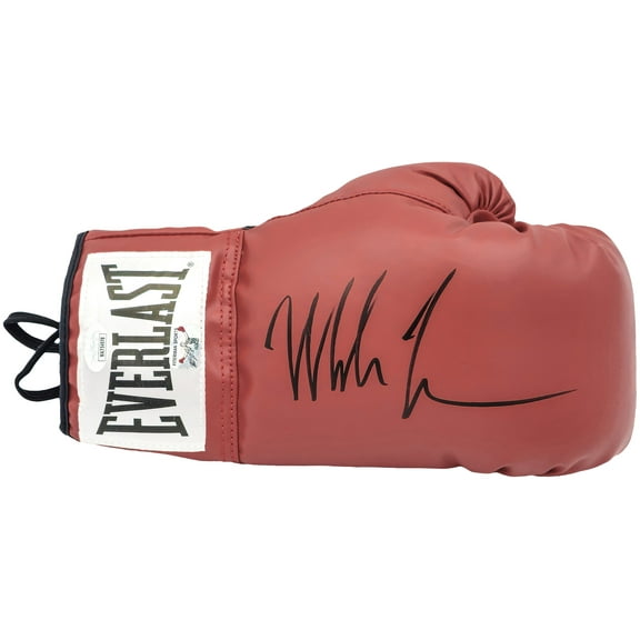 Mike Tyson Autographed Red Everlast Right Handed RH Boxing Glove Right Handed RH Boxing Glove JSA 228073