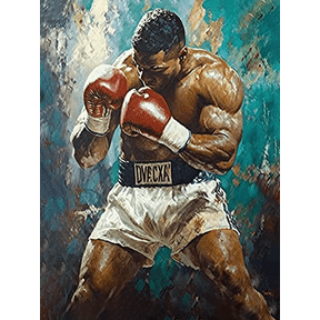 Mike Tyson Boxing Canvas Art PrintSuitable for Gym DecorBoxing Studio DecorSports Bar DecorMan Cave DecorHome Office Decor