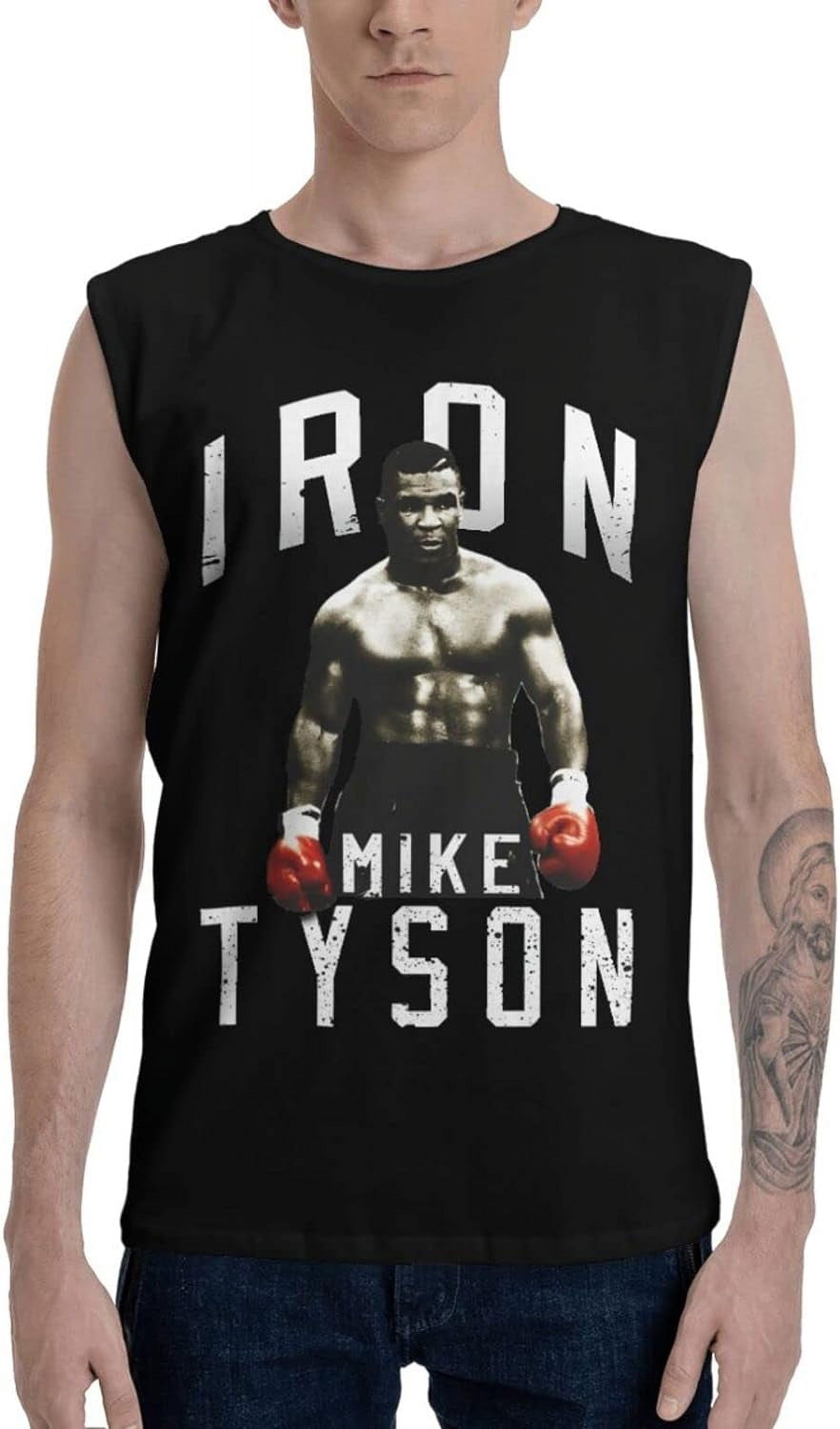 Mike Tyson Men Sleeveless Performance Gym Tank Tops Workout Muscle ...
