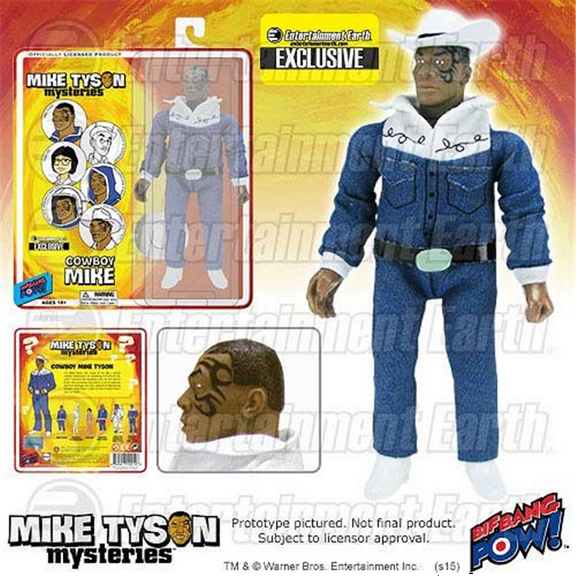 Mike Tyson Mysteries Mike Tyson Cowboy 8-Inch Action Figure - Entertainment Earth Exclusive