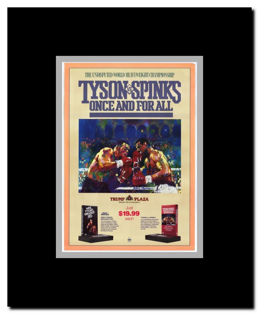 Mike Tyson Once and For All Framed Movie Poster