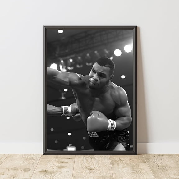 Mike Tyson Poster Mike Tyson Print Mike Tyson Wall Art Boxing Poster Boxing Wall Art Vintage Sport Poster