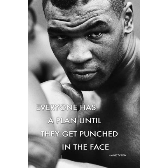 Mike Tyson Quote Poster (24 x 36)
