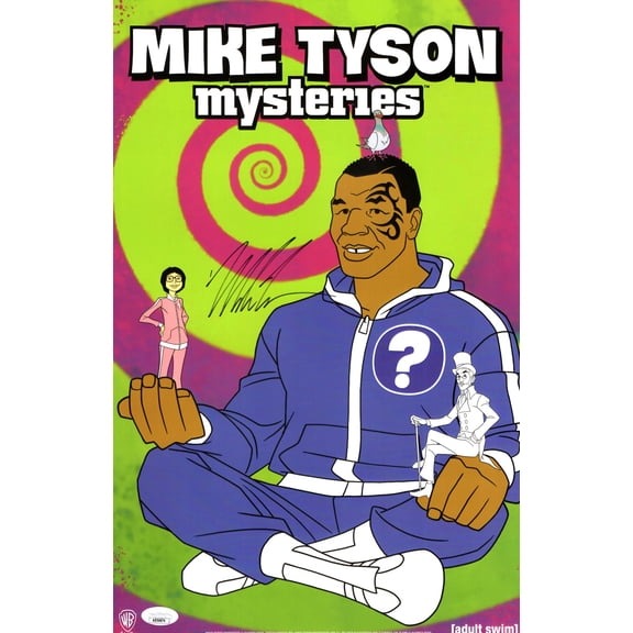 Mike Tyson Signed Autographed 11X17 Poster Mike Tyson Mysteries JSA