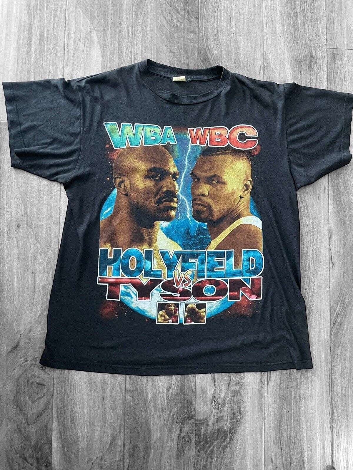 Evander Holyfield Boxing Tee Mike Tyson Vs Evander Holyfield 