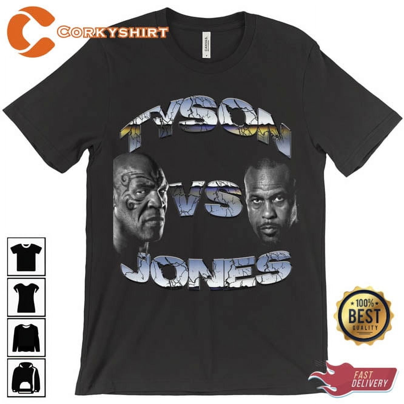 Mike Tyson Vs Roy Jones Jr World Champion Pro Boxing Unisex Tshirt