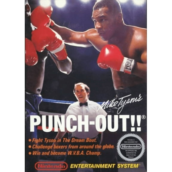 Restored Mike Tyson's Punch Out by Nintendo for NES