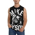 thumbnail image 1 of Mike Tyson's Shirt Men Tank Tops Sport Gym Athletic Workout Vest Sleveless T-Shirt, 1 of 8