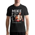thumbnail image 1 of Mike Tyson's Shirt Men's T-Shirt Mike Boxer Tyson Short-Sleeved Tees Shirt Summer Cotton Top Black 3X-Large, 1 of 5