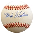 thumbnail image 1 of Mike Wallace Autographed Official NL Baseball New York Yankees, St. Louis Cardinals Beckett BAS #F27813, 1 of 5