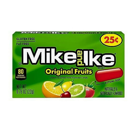 Mike and Ike Original Fruits 0.78 oz. Box