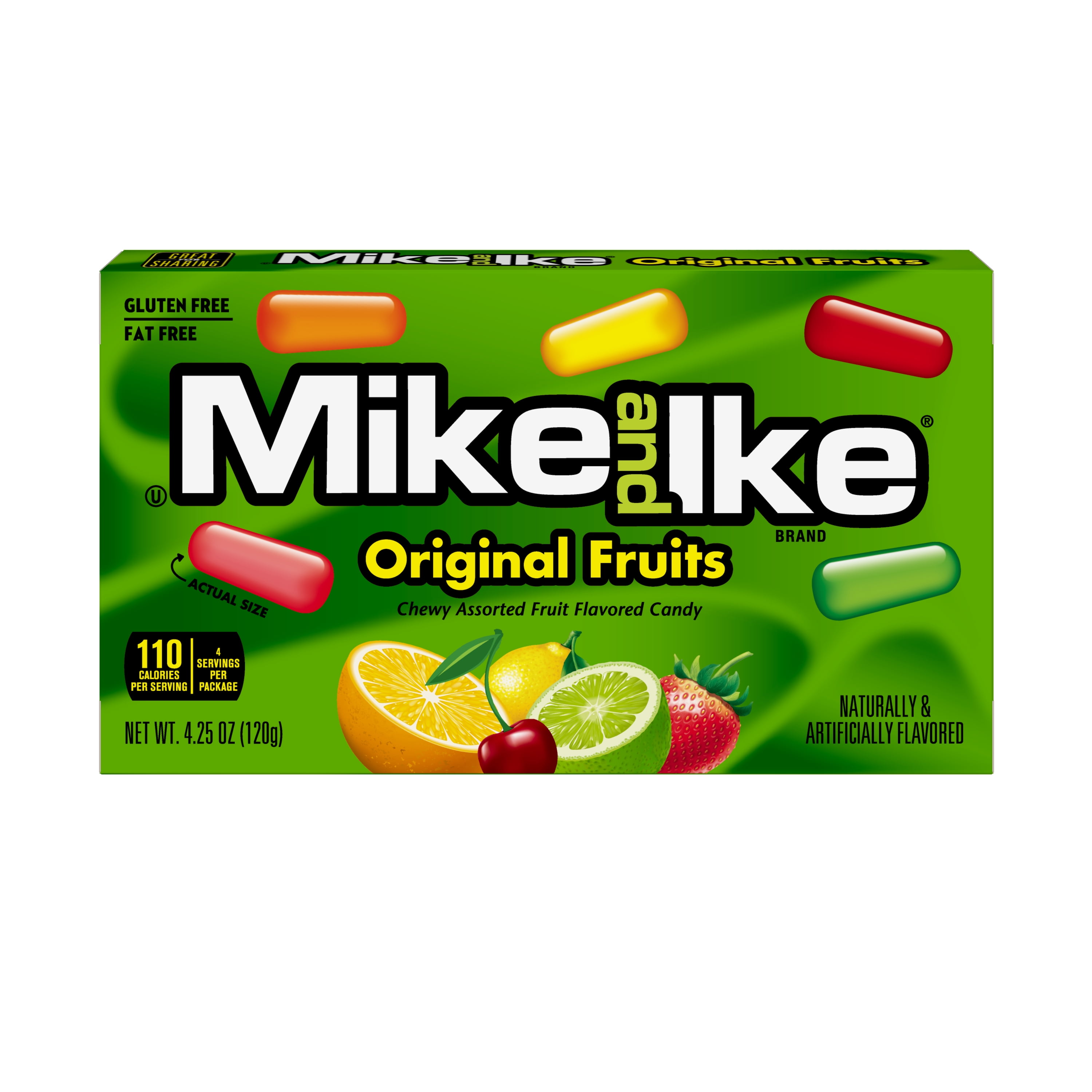 Mike and Ike Original Fruits Candy, 4.25 Ounce Theater Box, 1 Count