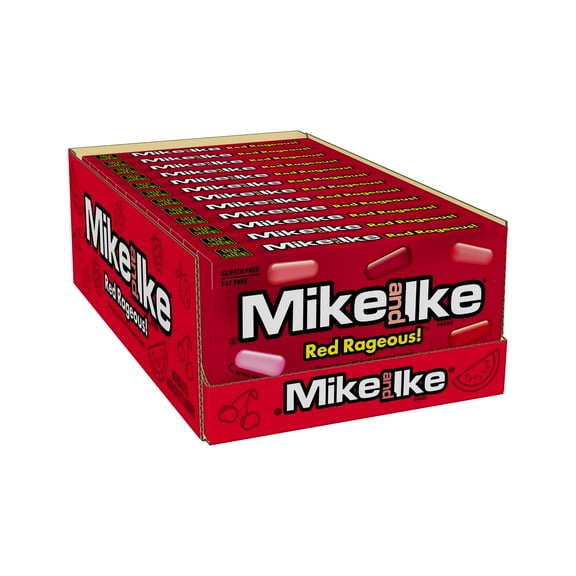 Mike and Ike Chewy Candy, Red Rageous, 4.25 Ounce
