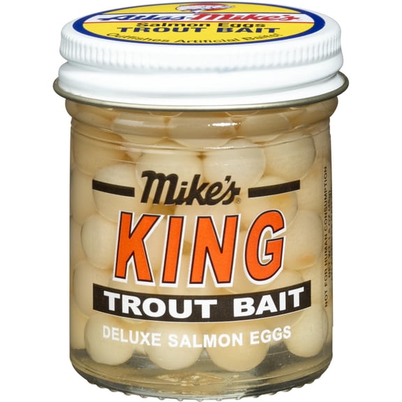 4 Set - Atlas Mike's Light King Deluxe Salmon Fishing Bait Eggs, Orange 1002
