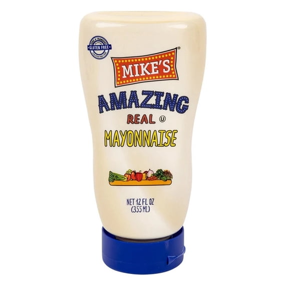 MIKE'S AMAZING REAL MAYONNAISE 12 OZ BOTTLE
