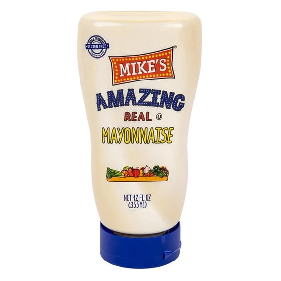 MIKE'S AMAZING REAL MAYONNAISE 12 OZ BOTTLE