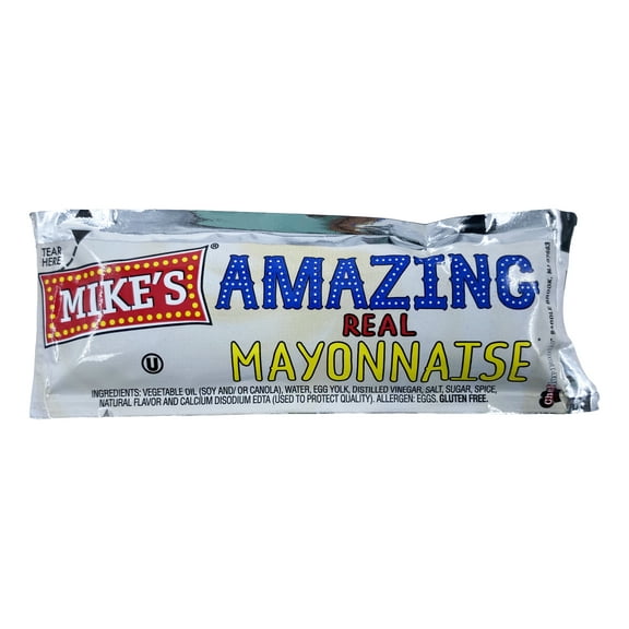 Mike's Amazing Real Mayonnaise Packet 12 Gram | Kosher | Made in America | 200 Count