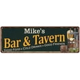 thumbnail image 1 of Mike's Bar and Tavern Green Sign Man Cave 8x24 108240003093, 1 of 1