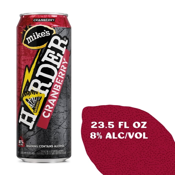 Mike's Harder Lemonade Cranberry, 23.5 fl oz Can, 8% ABV